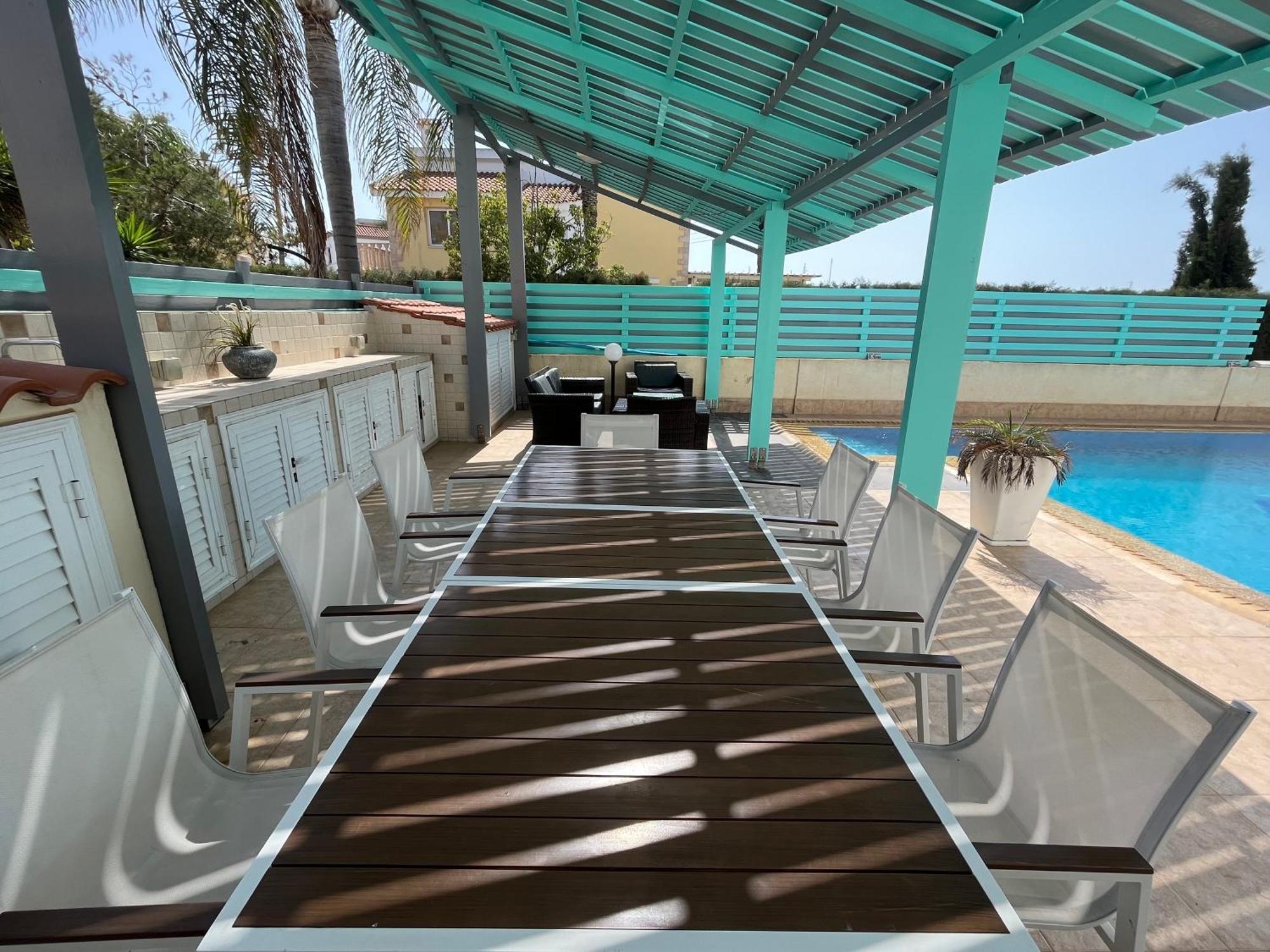 Beach Villa Sea View, Xxl Pool, 4 Bedroom Ayia Napa Exterior foto